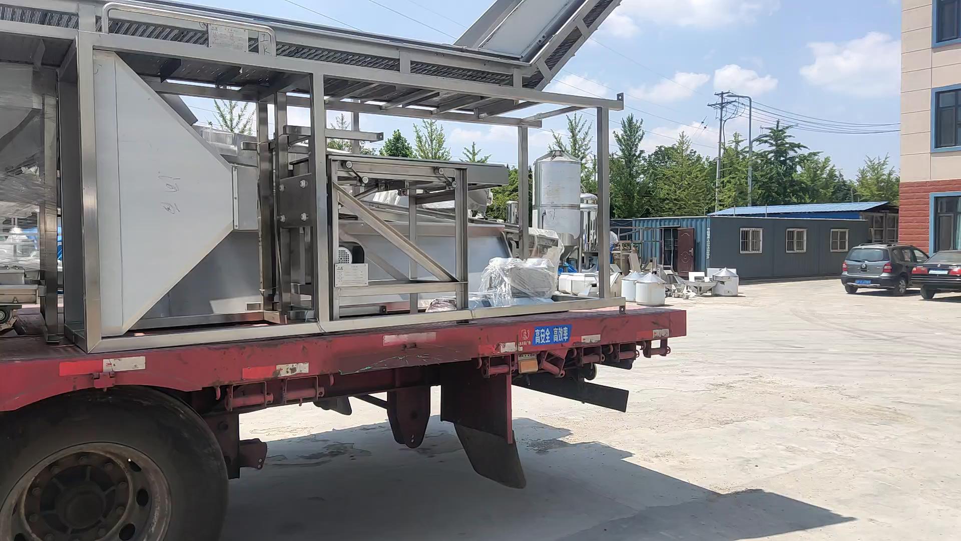 脫油花生生產(chǎn)線(xiàn)設(shè)備發(fā)貨